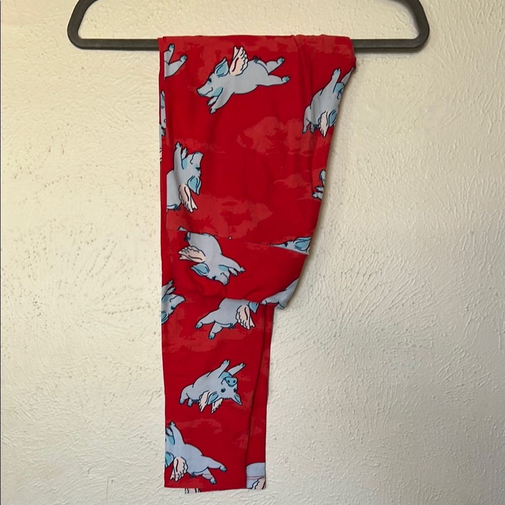 LuLaRoe pigs fly Leggings